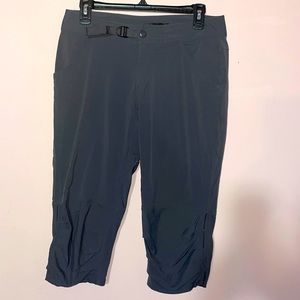 PrAna hiking capri breathable pans grey size 4